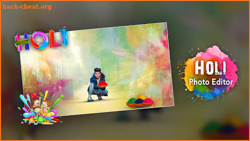 Happy Holi Photo Editor screenshot