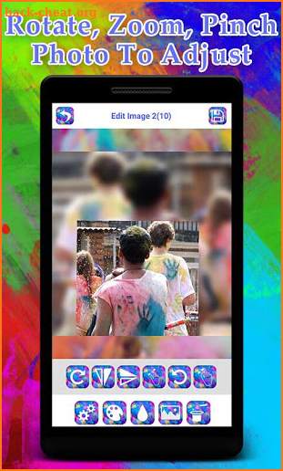 Happy Holi Photo Video Maker screenshot