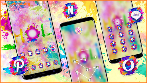 Happy Holi Theme screenshot