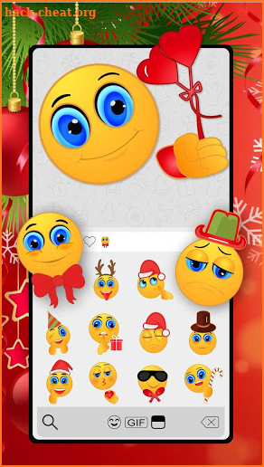 Happy Jolly Christmas Emoji Stickers screenshot