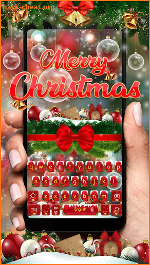 Happy Merry Christmas Keyboard Theme screenshot