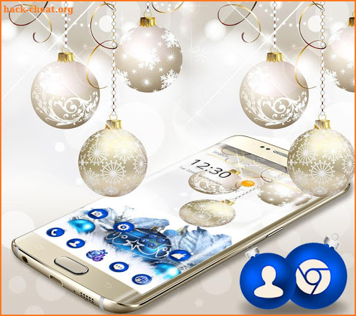 Happy Merry Christmas Theme screenshot