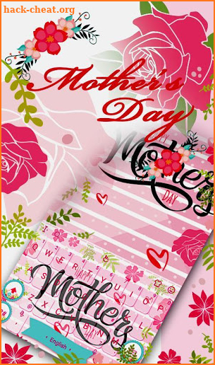 Happy Mothers Day Keyboard Theme screenshot