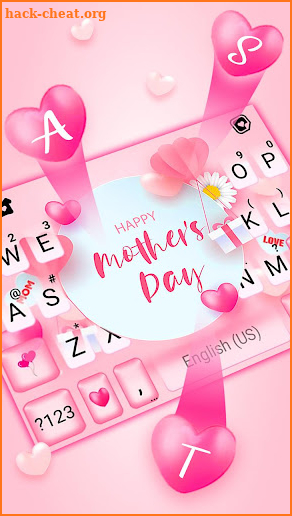 Happy Mothers Day Keyboard Theme screenshot