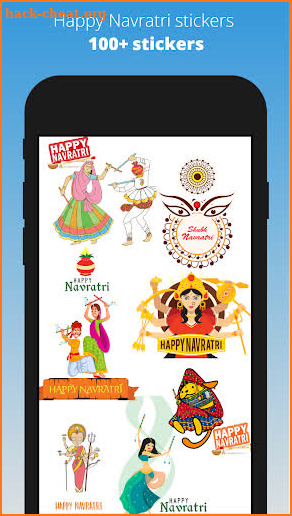 happy navratri stickers WAStickerApps 2021 screenshot