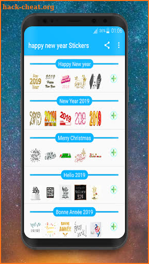 Happy New Year 2019 Stickers For WhatsApp screenshot