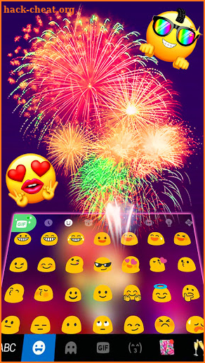 Happy New Year 2021 Keyboard Background screenshot