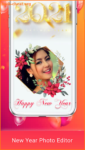 Happy New Year 2021 Photo Editor screenshot