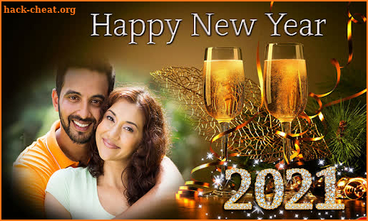 Happy New Year 2021 Photo Frame screenshot