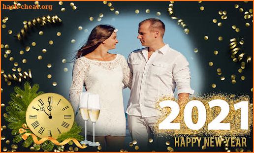 Happy New Year 2021 Photo Frame screenshot