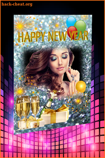 Happy New Year  2021 Photo Frames With Stickers screenshot