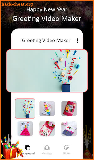 Happy New Year 2021 Video Greeting Maker screenshot