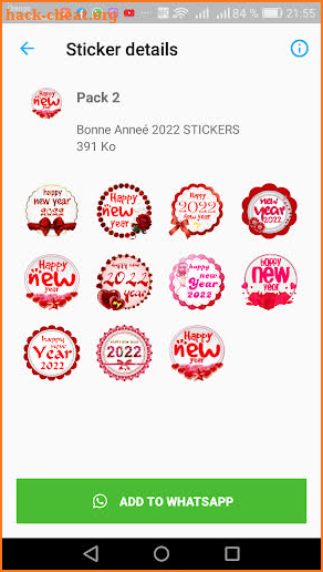 Happy New Year 2022 STICKERS screenshot