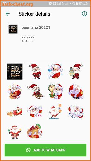 Happy New Year 2022 WASticker screenshot