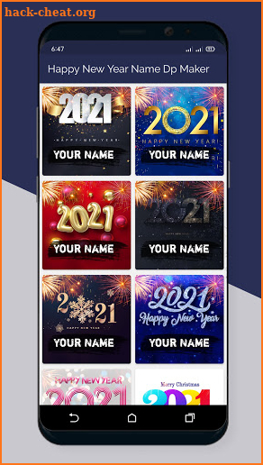 Happy New Year Name Dp Maker 2021 screenshot