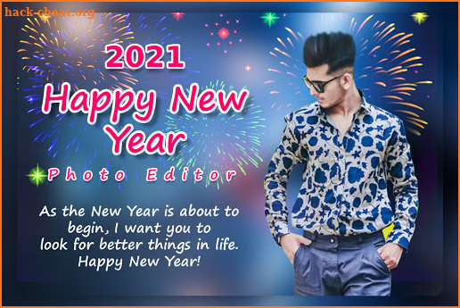 Happy New Year Photo Editor screenshot