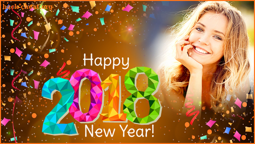 Happy New Year Photo Frame 2018 photo editor screenshot