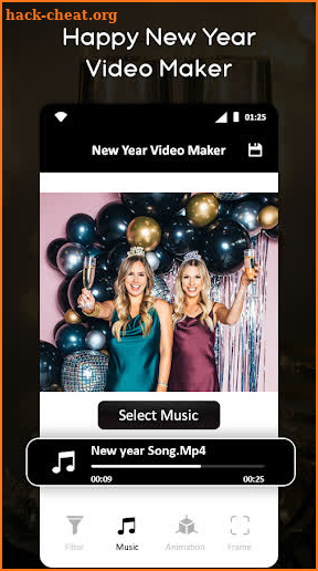 Happy New Year Video Maker 2022 screenshot