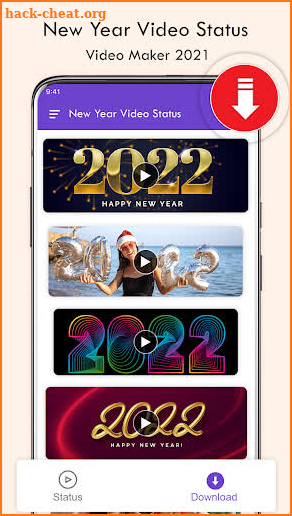 Happy New Year Video Status 2022 screenshot