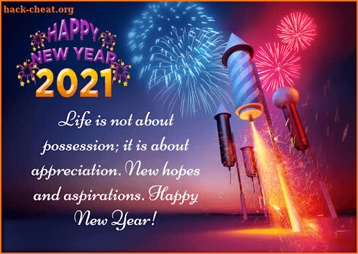 Happy New Year Wishes 2021 screenshot