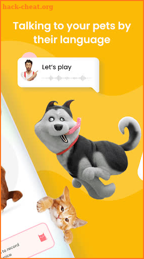 Happy pets - Pet translator, My talking pet screenshot