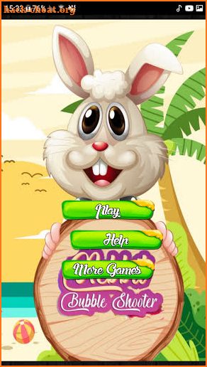 Happy Rabbit Bubble Fall Shooter screenshot