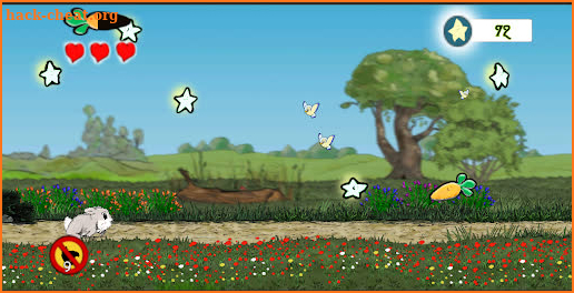 Happy Rabbit Runner 2D screenshot