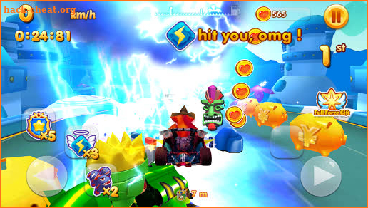 Happy races - Crazy Crash Nitro Kart Racing Rush screenshot