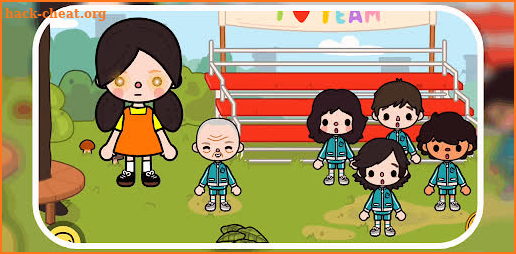 Happy squid Toca-Life World town walkthrough screenshot