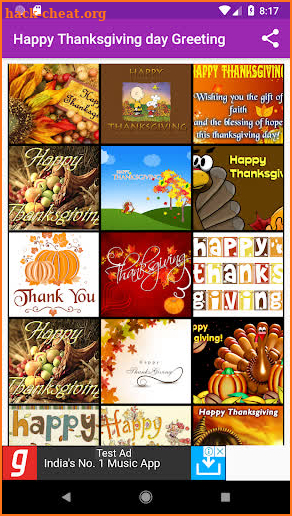 Happy Thanksgiving day Greetings screenshot