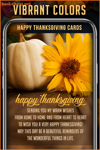 Happy Thanksgiving Greetings Wishes screenshot