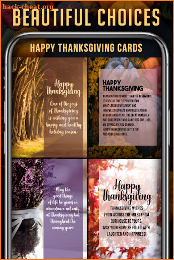 Happy Thanksgiving Greetings Wishes screenshot