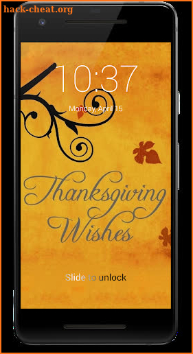 Happy Thanksgiving HD Lock Screen screenshot