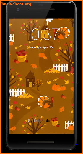 Happy Thanksgiving HD Lock Screen screenshot