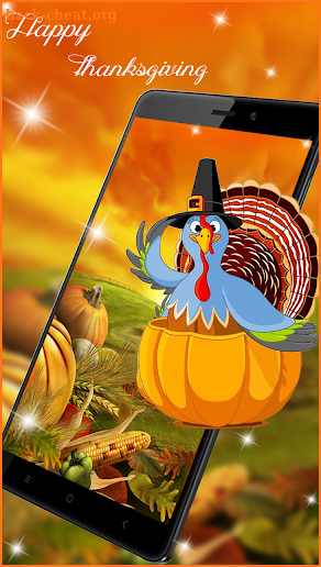 Happy Thanksgiving live wallpaper screenshot