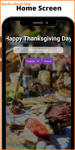 Happy Thanksgiving Wishes screenshot