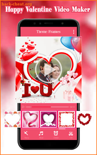 Happy Valentine Video Maker screenshot