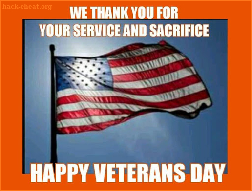 Happy Veterans Day Gif screenshot