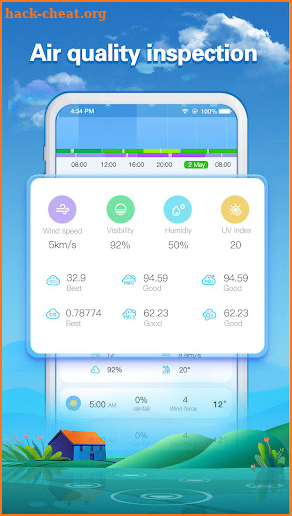 Happy Weather Forecast & Radar screenshot