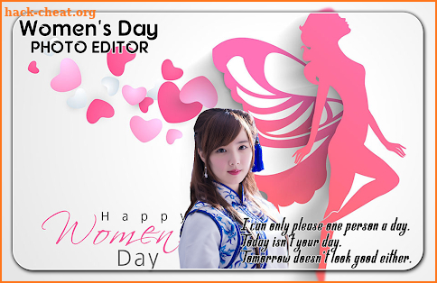 Happy Women's Day Photo Editor screenshot