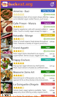 HappyCow - Find vegan restaurants FULL screenshot