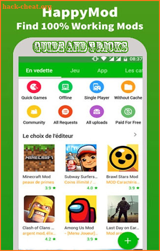 HappyMod : free Happy App Mod Guide & Tips screenshot