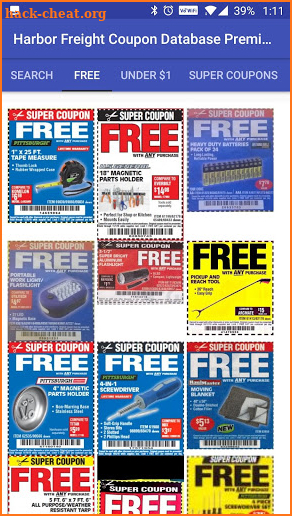 Harbor Freight Coupon Database Premium (Ad Free) screenshot