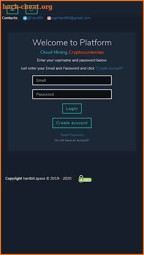 HardBit - Cloud Mining Platform screenshot