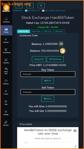 HardBit Space - Cloud and PoS Mining screenshot