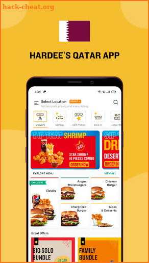 Hardee's Qatar- Food Delivery screenshot