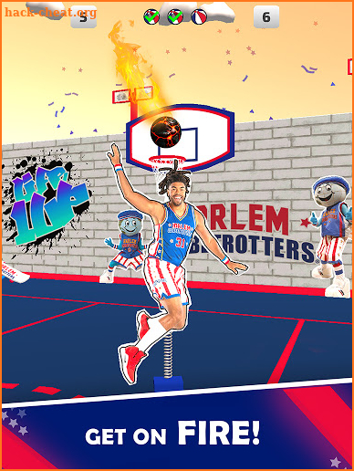 Harlem Globetrotter Basketball screenshot