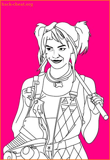 Harley Quinn Coloring Book screenshot