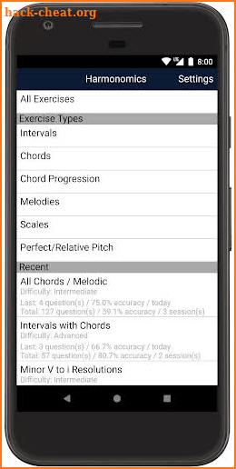 Harmonomics Ear Training screenshot