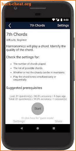 Harmonomics Ear Training screenshot